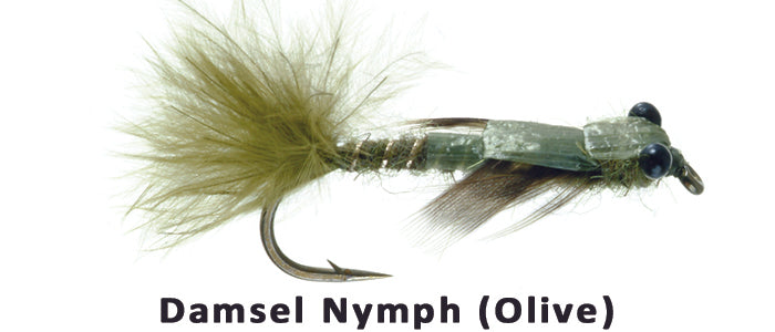 Damsel Nymph (Olive) - Flytackle NZ