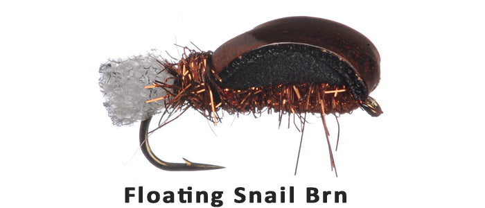 Floating Snail (Brown) #14 - Flytackle NZ