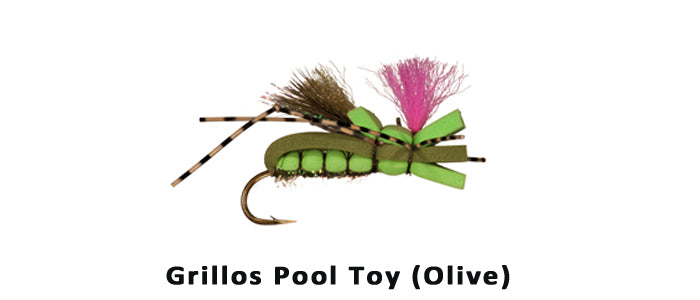 Pool Toy (olive) - Flytackle NZ