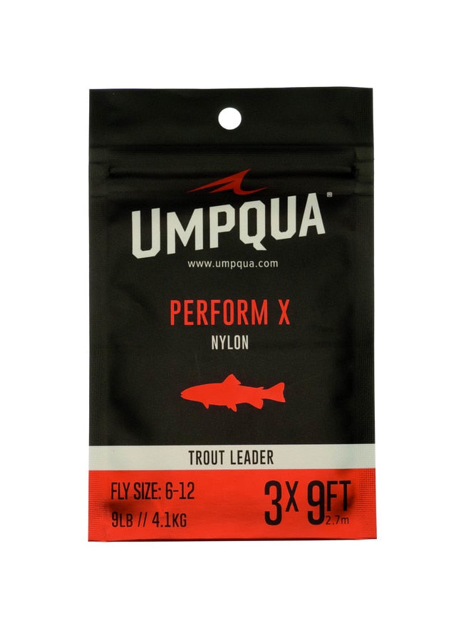 Umpqua Perform X Trout Leader - Flytackle NZ