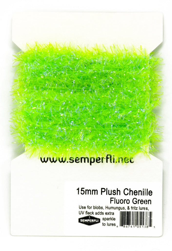 Semperfli Translucent 15mm Plush Chenille - Flytackle NZ