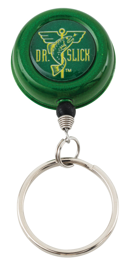Dr Slick Pin-On-Reel, Green, Steel Cord, "O" Ring - Flytackle NZ
