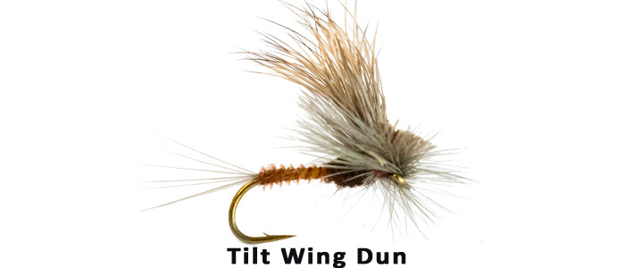 Tilt Wing Dun (mahogany) - Flytackle NZ