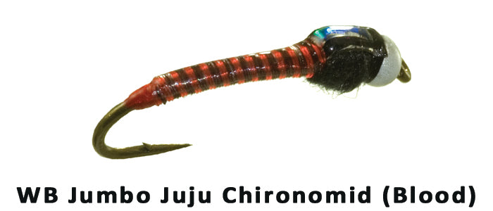 White Bead Chironomid (Blood) #16 - Flytackle NZ