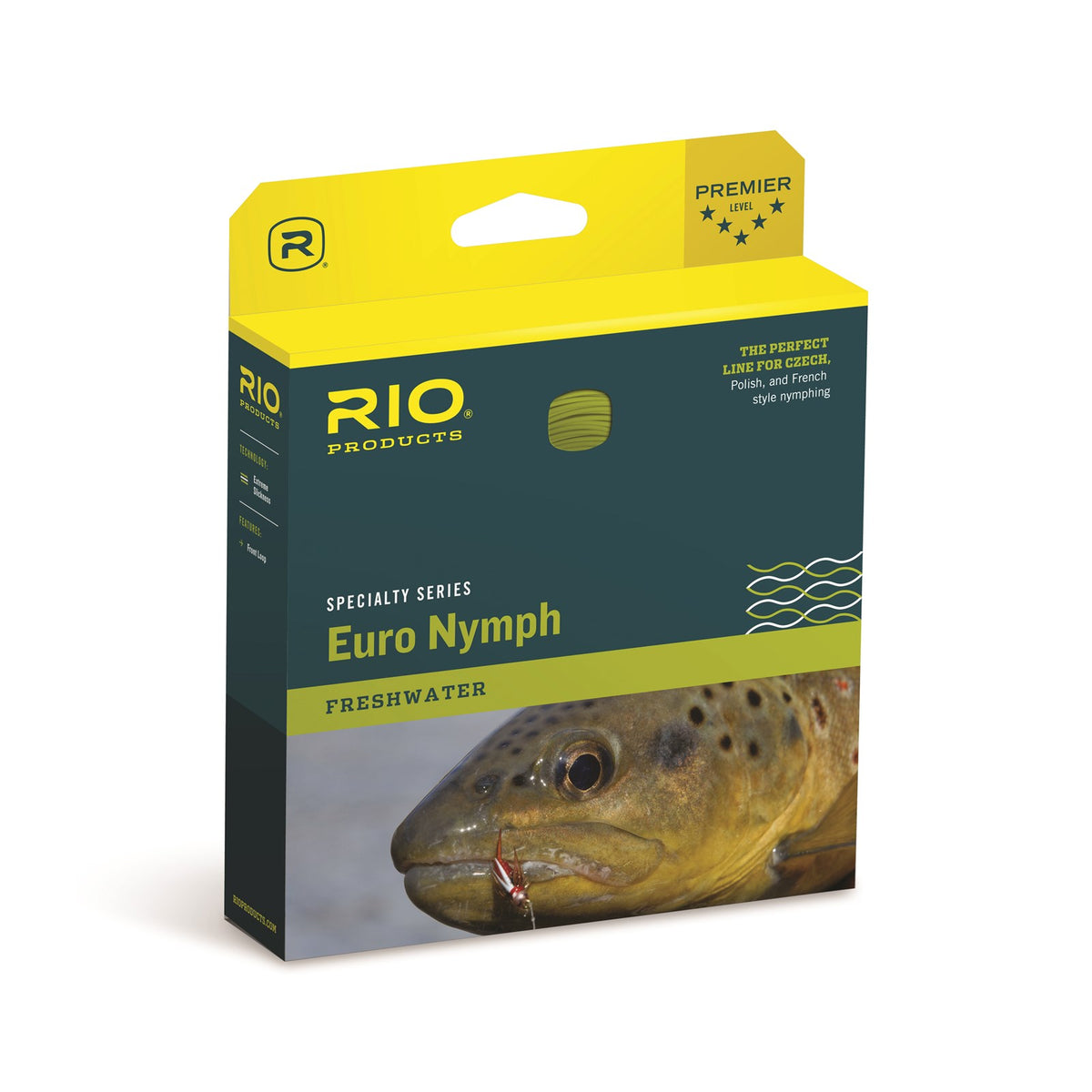 RIO Technical Euro Nymph leader w/ tippet ring 14ft – Flytackle NZ