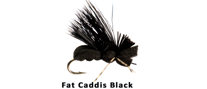 Fat Caddis (black) #12 - Flytackle NZ