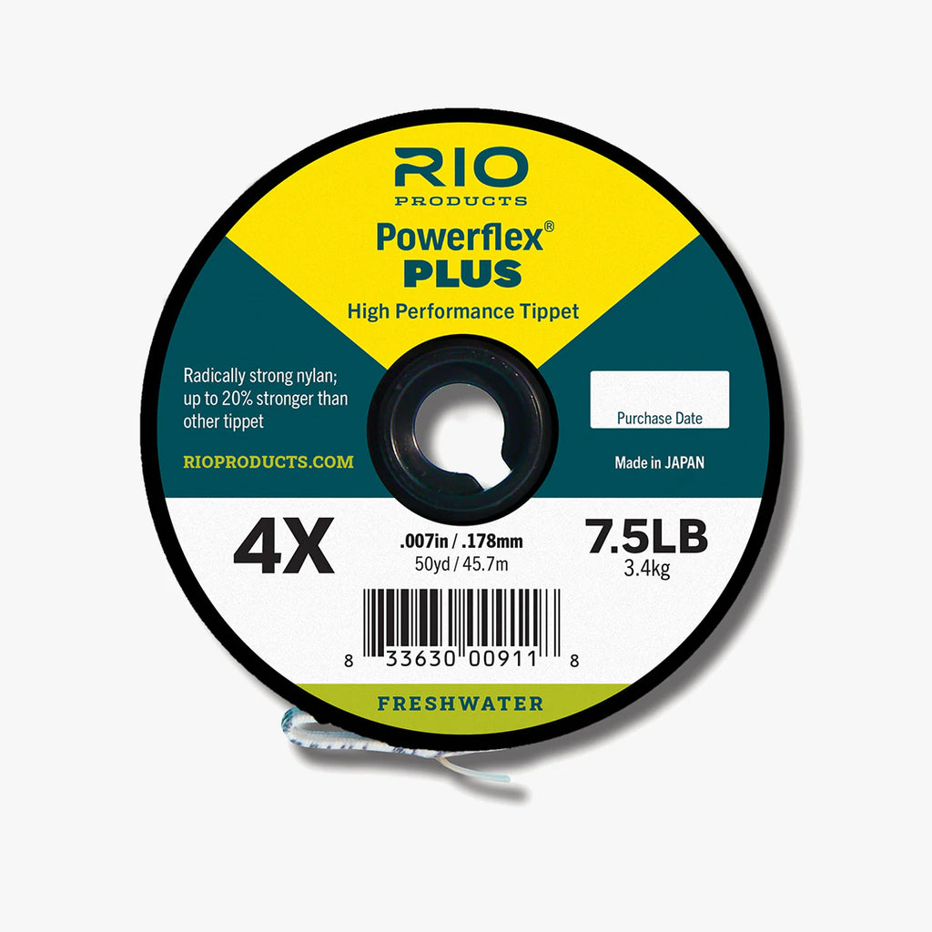 RIO Powerflex Plus Tippet 50 Yard Spool - Flytackle NZ