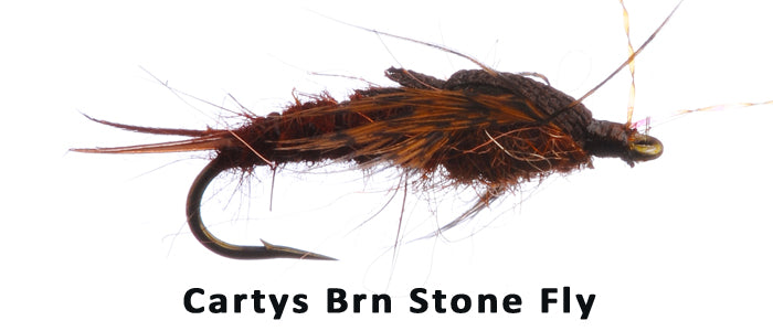 Cartys Stone Fly Nymph (Brown) #12 - Flytackle NZ