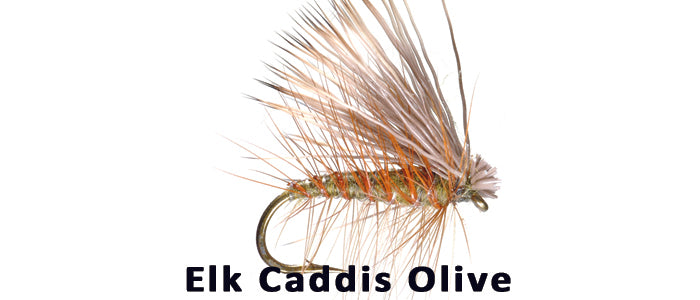 Elk Hair Caddis (olive) - Flytackle NZ
