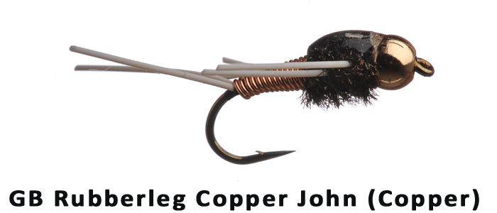 GB Rubberleg Copper John (Copper) #12 - Flytackle NZ