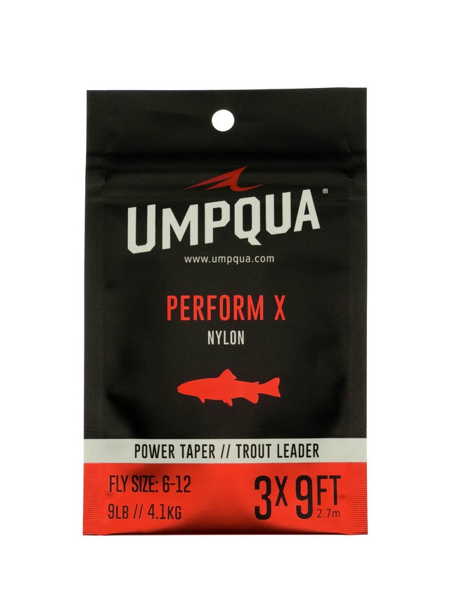 Umpqua Perform X Power Taper Trout Leader - Flytackle NZ