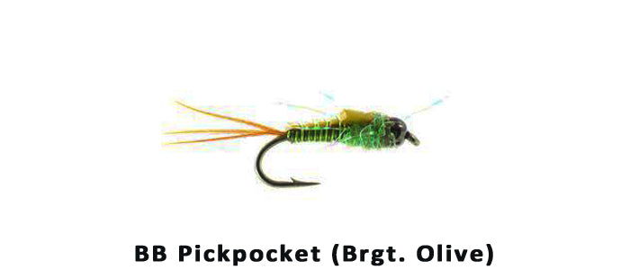 Pickpocket Morrish Bright Olive - Flytackle NZ