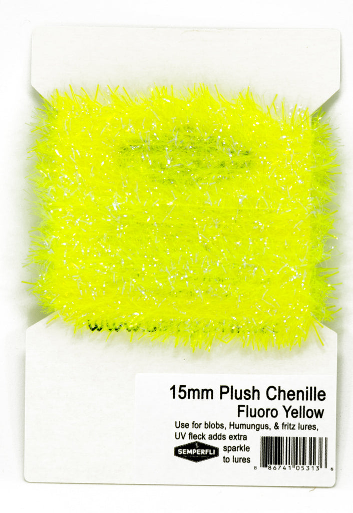 Semperfli Translucent 15mm Plush Chenille - Flytackle NZ