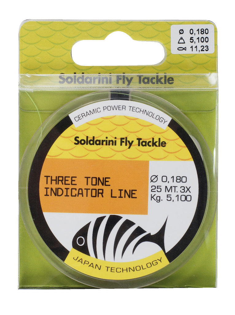 Soldarini Three Tone Indicator Tippet - Flytackle NZ