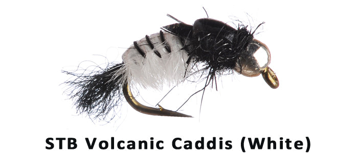 STB Volcanic Caddis (White) - Flytackle NZ
