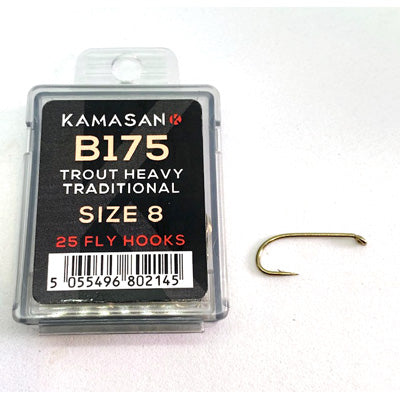 Kamasan B180 L/W Salmon Single - 25 Pack - Fly Hooks, Kamasan Hooks - Fly  Tying
