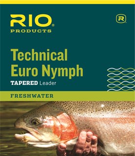 RIO Technical Euro Nymph leader w/ tippet ring 14ft - Flytackle NZ