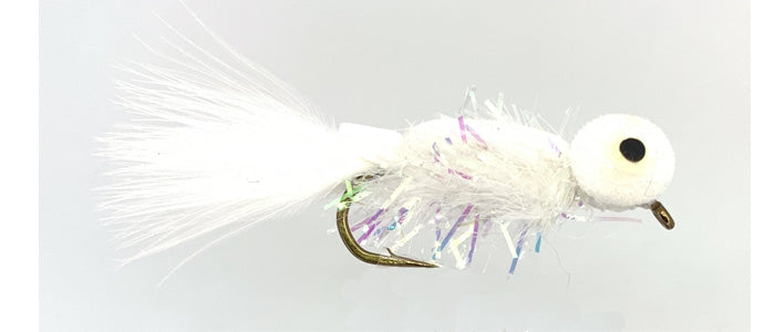 Booby Fly (White/Pearl) - Flytackle NZ